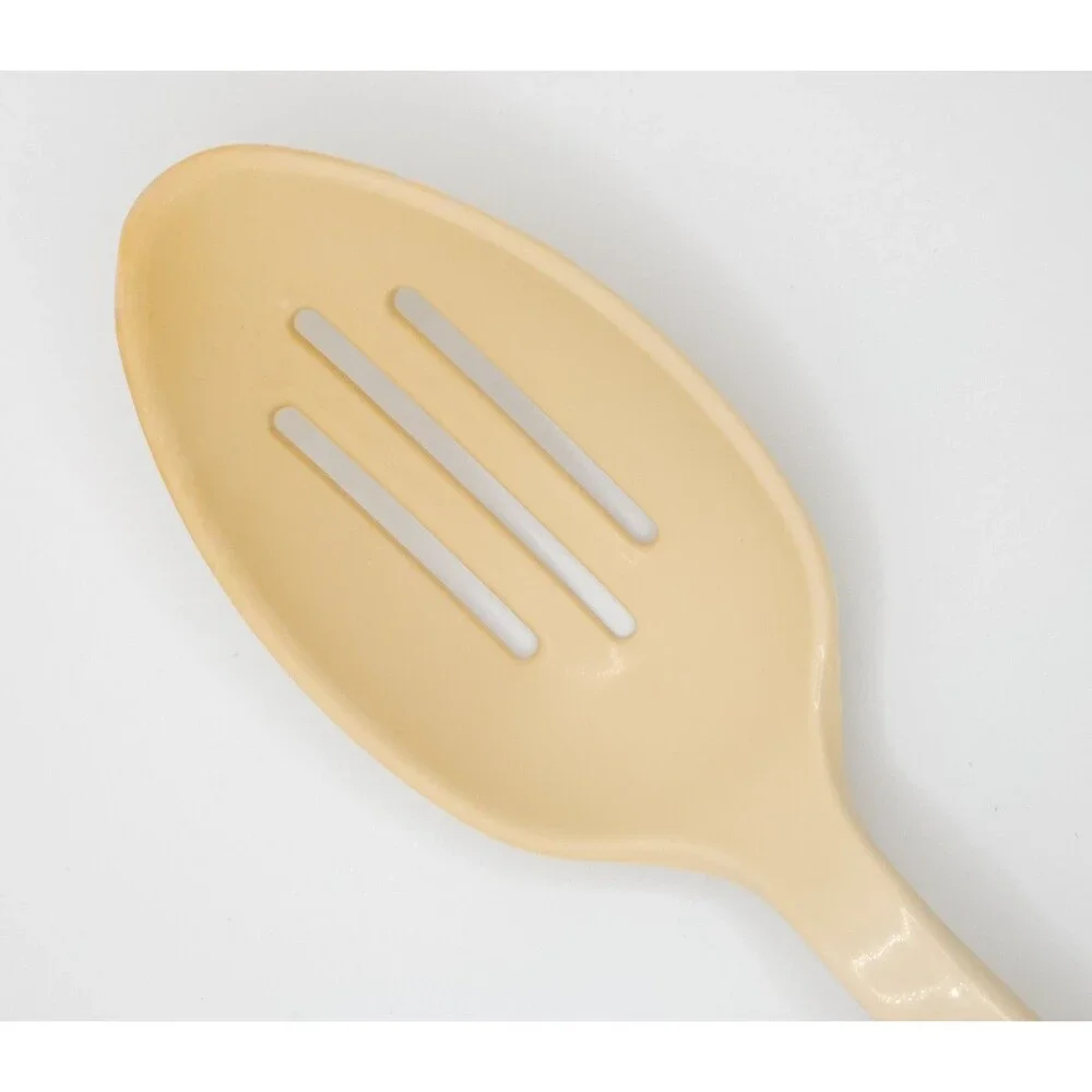 Vtg Tailor Made Almond Nylon Utensils Lot Pasta Server Slotted Spoon Elroy WI